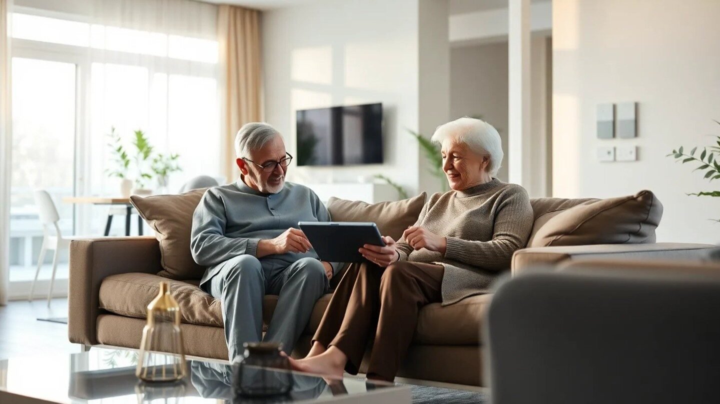 compañía inteligente para personas mayores
